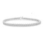 Men&rsquo;s Lab Grown Diamond Tennis Bracelet in 10K White Gold, 8.5&rdquo; &#40;5 ct. tw.&#41;