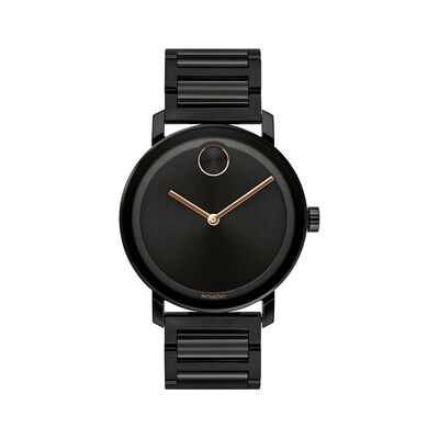 Evolution Men’s Watch in Black Ion-Plated Stainless Steel, 40mm