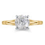 Split-Shank Semi-Mount Engagement Ring in 14K Yellow Gold &#40;Setting Only&#41;