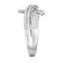 Diamond Bypass Ring in 10K White Gold &#40;1/2 ct. tw.&#41;