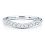 1/5 ct. tw. Diamond Contour Band in 14K Gold