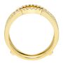 Diamond Contoured Ring Insert in 10K Yellow Gold &#40;1/4 ct. tw.&#41;