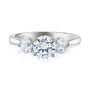 3/4 ct. tw. Lab Grown Diamond Semi-Mount Engagement Ring in 14K White Gold &#40;Setting Only&#41;