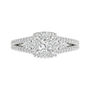 Diamond Halo Princess-Cut Engagement Ring in 14K White Gold &#40;1 ct. tw.&#41; 