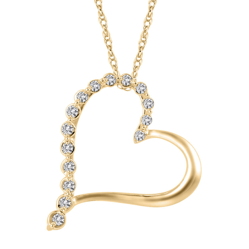 Diamond Journey Heart Pendant