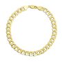 Men&#39;s Curb Bracelet in 14K Yellow Gold