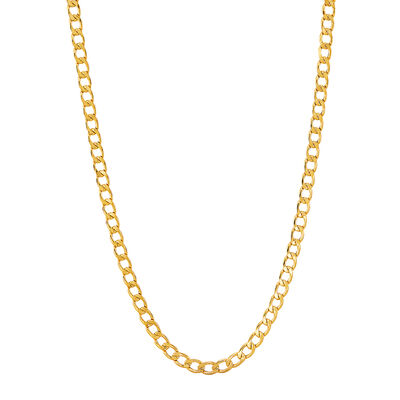 Curb Chain in 14K Yellow Gold, 22