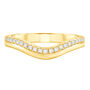 Diamond Contour Band in 10K Gold &#40;1/7 ct. tw.&#41;