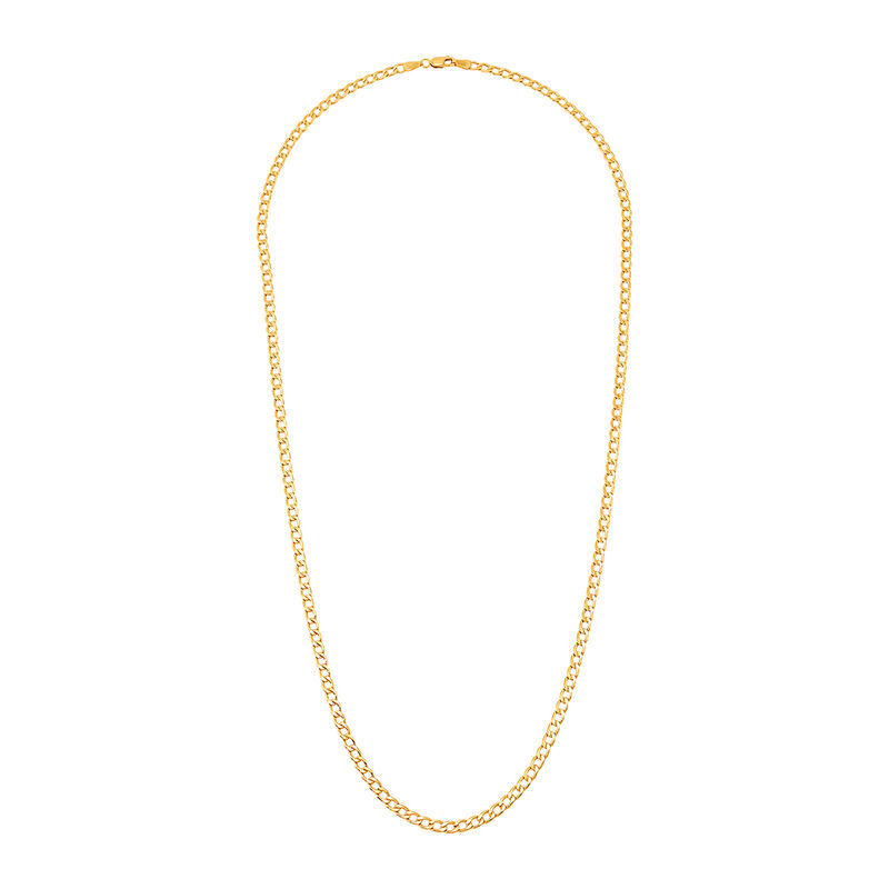 Curb Chain in 14K Yellow Gold, 22&quot;