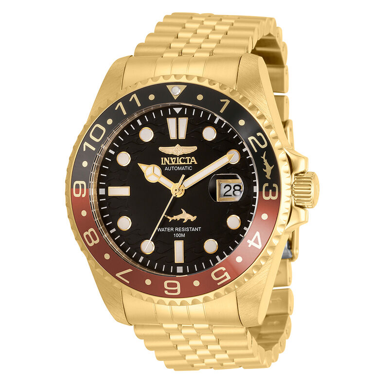 Men&rsquo;s Pro Diver Hammerhead Watch in Gold-Tone