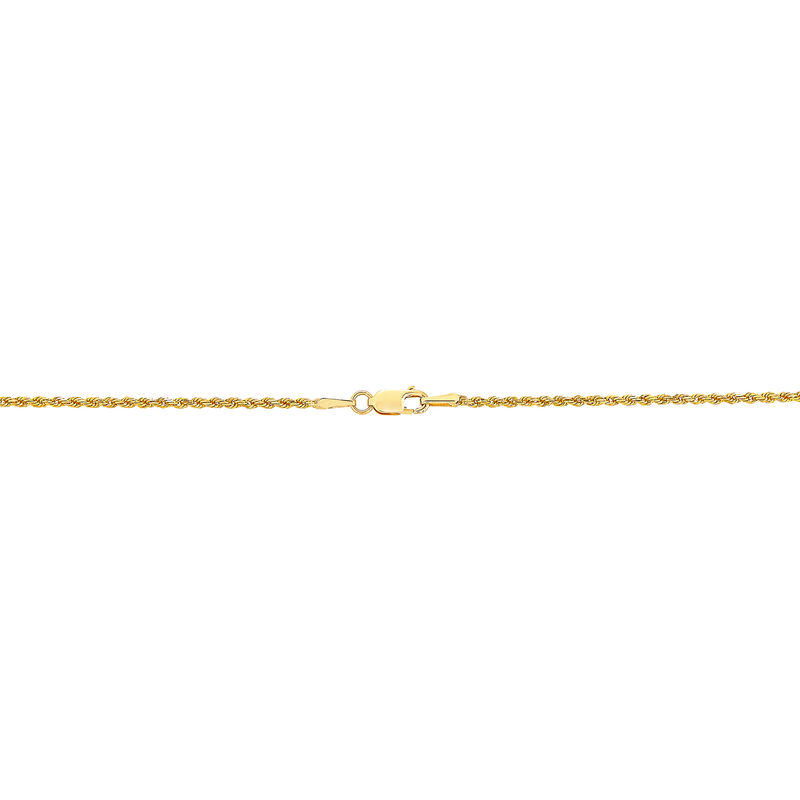 Solid Glitter Rope Chain in 14K Yellow Gold, 1.6MM, 22&quot;
