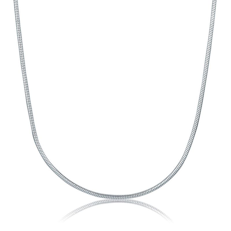 Snake Chain in Sterling Silver, 20&quot;