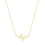 Heartbeat Necklace in 14K Yellow Gold
