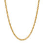 Men&rsquo;s Four-Sided Hollow Franco Chain in 14K Yellow Gold, 3MM, 22&rdquo;