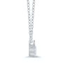 Diamond Infinity Necklace in Sterling Silver