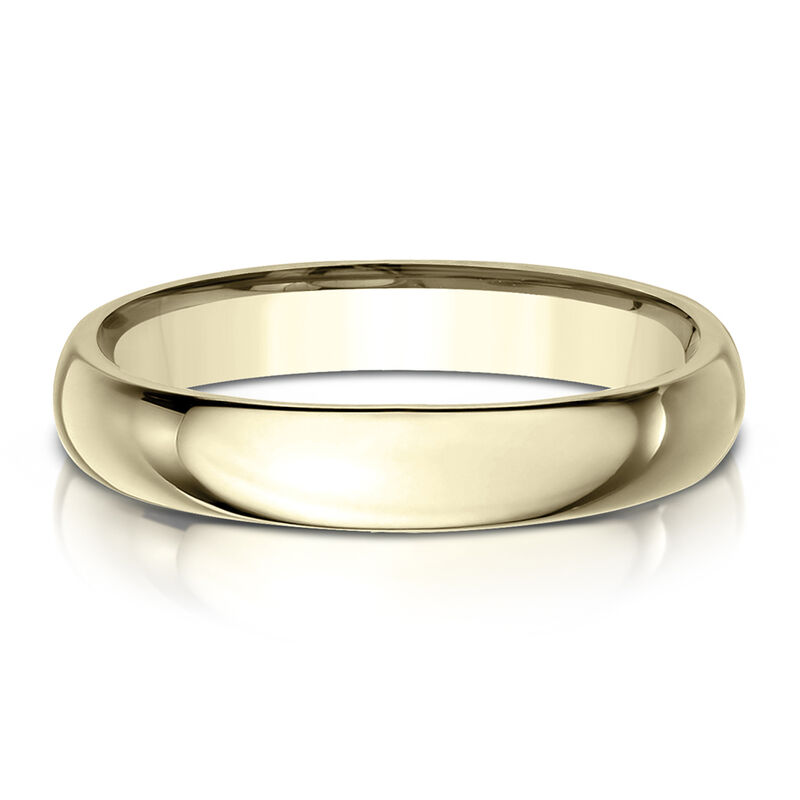 Wedding Band in 14K Yellow Gold, 4MM