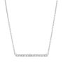 1/4 ct. tw. Diamond Bar Necklace in 10K White Gold