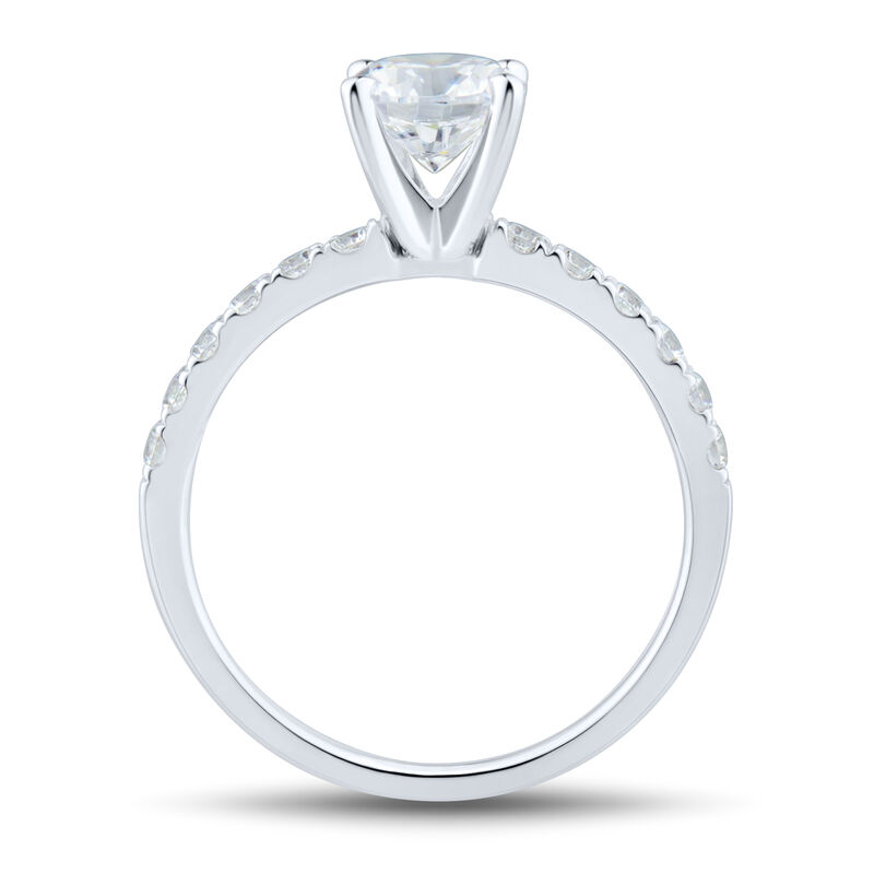 1/3 ct. tw. Lab Grown Diamond Semi-Mount Engagement Ring in 14K White Gold &#40;Setting Only&#41;