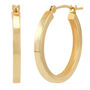 Polished Hoop Earrings in 14K Yellow Gold, 20MM