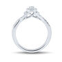Lab Grown Diamond Twist Promise Ring in 14K White Gold &#40;1/3 ct. tw.&#41;