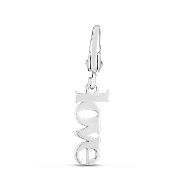 &ldquo;Love&rdquo; Charm in Sterling Silver