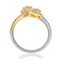 Diamond Bypass Ring in 14K White Gold &#40;3/4 ct. tw.&#41;