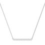 1/4 ct. tw. Diamond Bar Necklace in 10K White Gold