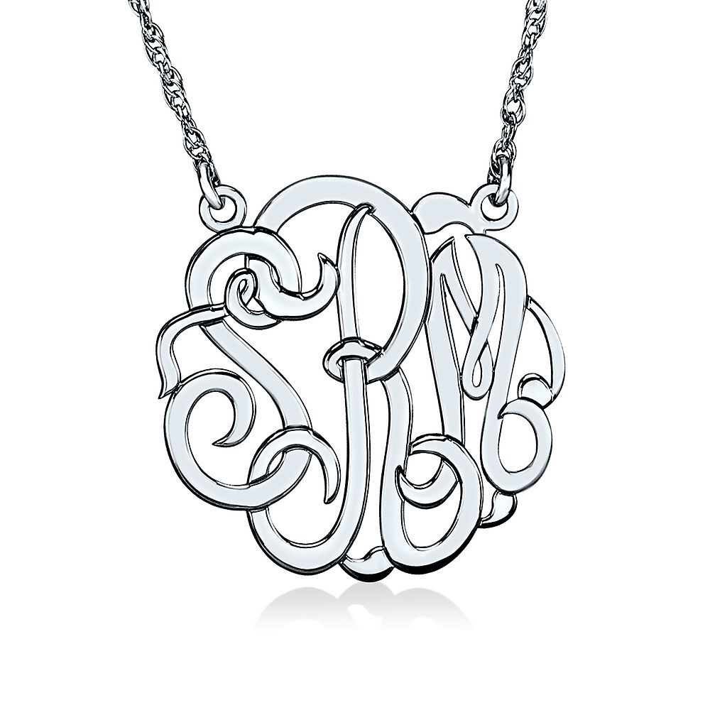 Personalised Initial Necklace - Sterling Silver Eden and Co | Online Store  SA