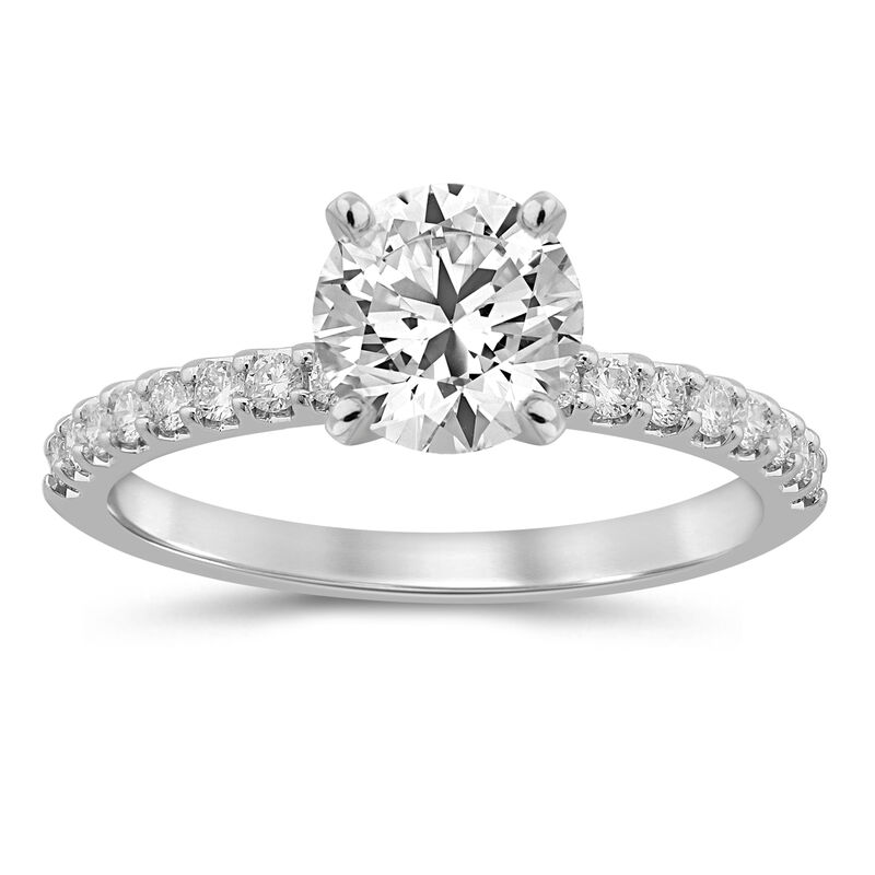 Ct Tw Helzberg Diamonds Prices 1/4 Diamond Semi-Mount Engagement Ring - Main Image