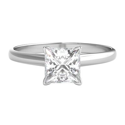 1 ct. tw. Diamond Solitaire Engagement Ring in 14K White Gold