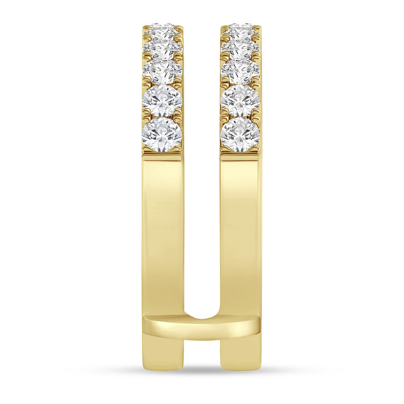 Lab Grown Diamond French Pav&eacute; Ring Enhancer in 14K Gold &#40;1 ct. tw.&#41;