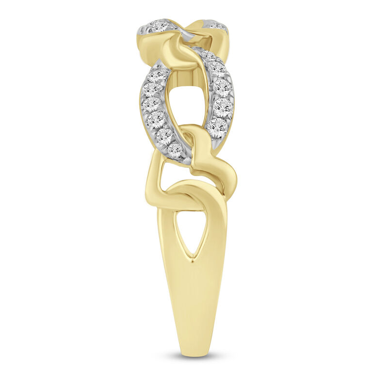Lab Grown Diamond Ring in 10K Yellow Gold &#40;1/5 ct. tw.&#41;