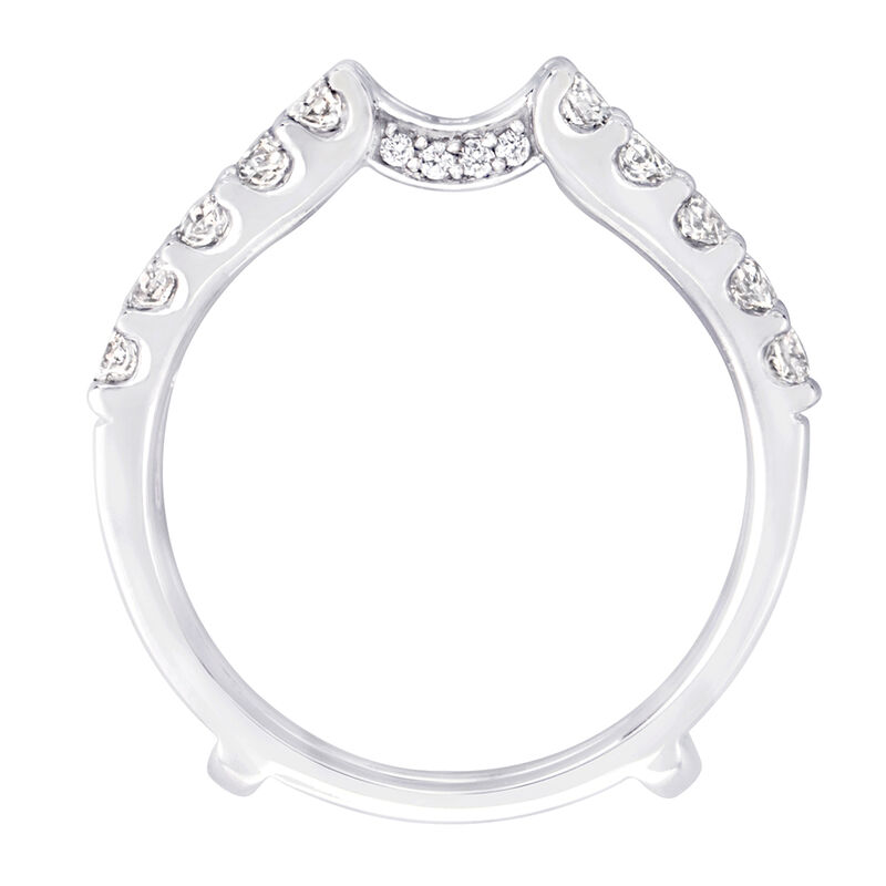 Diamond Ring Enhancer with Pav&eacute; Setting in 14K White Gold &#40;1 ct. tw.&#41;