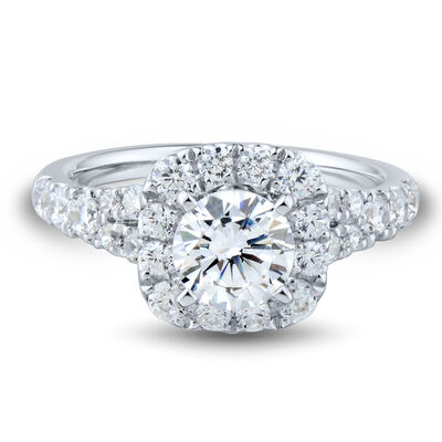 1 ct. tw. Lab Grown Diamond Semi-Mount Engagement Ring in 14K White Gold (Setting Only)