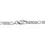 Figaro Link Chain in Stainless Steel, 24&rdquo;