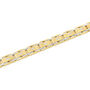 Men&#39;s Diamond Bracelet in Yellow Gold-Tone Ion-Plated Stainless Steel, 8.5&quot; &#40;1/10 ct. tw.&#41;