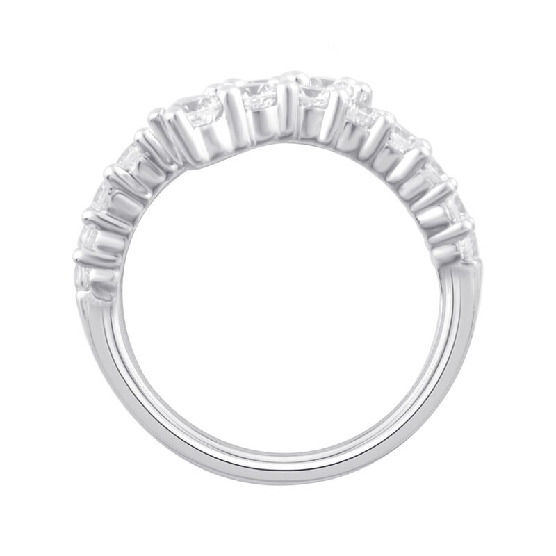 Lab Grown Diamond Wrap Ring in 14K White Gold &#40;1 ct. tw.&#41;