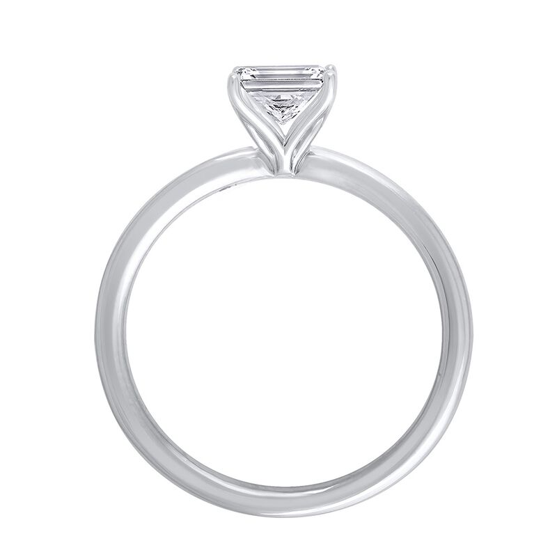 lab grown diamond princess-cut solitaire engagement ring in 14k white gold &#40;3/4 ct.&#41;