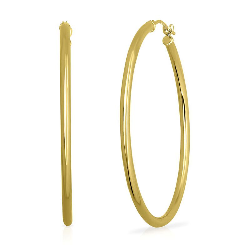 Hoop Earrings in 14K Yellow Gold, 40MM