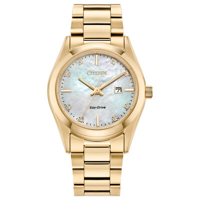 Gold-Tone Stainless Steel Ladies’ Watch