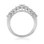 Diamond Three Row Band in Sterling Silver &#40;1/2 ct. tw.&#41;