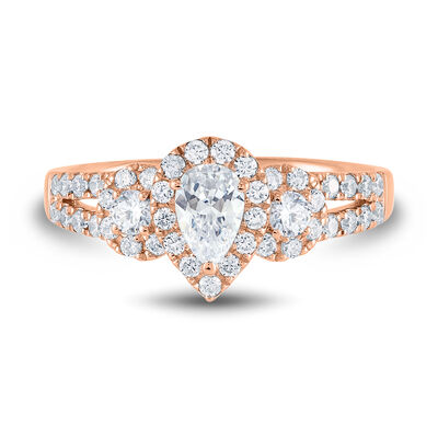 Lab Grown Diamond Engagement Ring in 14K Gold (1 ct. tw.)