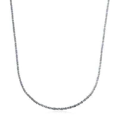 Polished Criss Cross Chain in 14K Gold, 20