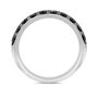 Men&rsquo;s Black Diamond Ring with Milgrain Detail in 10K White Gold &#40;2 ct. tw.&#41;
