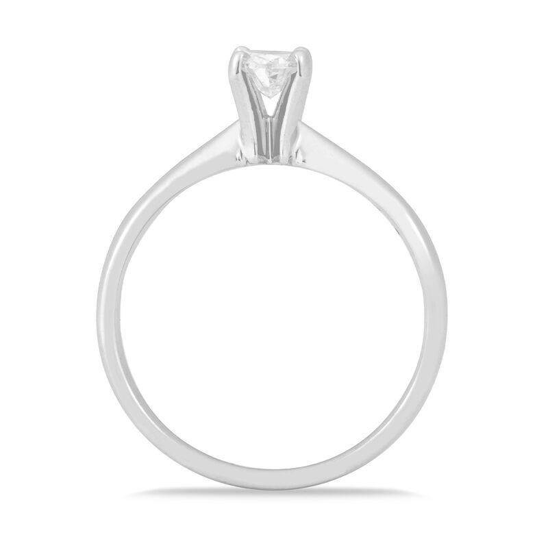 1/2 ct. tw. Diamond Solitaire Ring in 14K White Gold