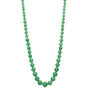 Jade Necklace with Sterling Silver Clasp, 20&rdquo;