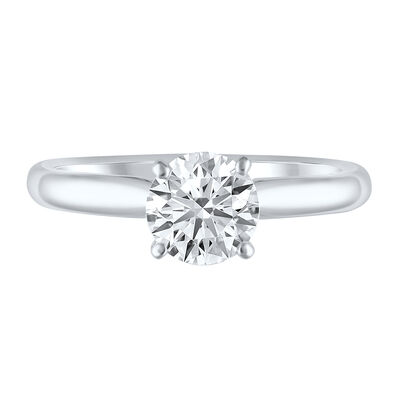 Solitaire Semi-Mount Engagement Ring (Setting Only)