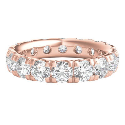 Lab Grown Diamond Comfort Fit Eternity Band in 14K Rose Gold (5 ct. tw.)