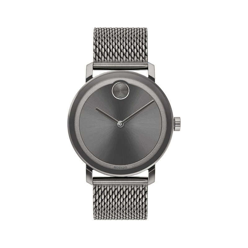 Evolution Men&#39;s Watch in Gunmetal Ion-Plated Stainless Steel, 40mm