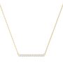 1/4 ct. tw. Diamond Bar Necklace in 10K Yellow Gold